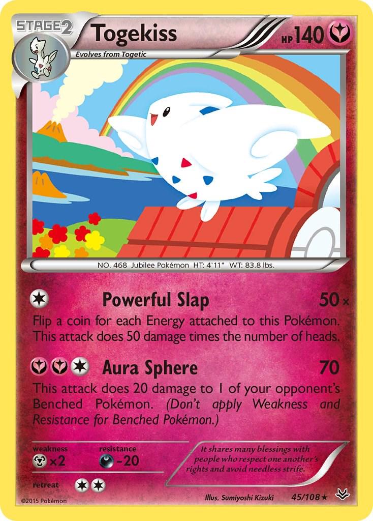 Togekiss #45 Pokemon Roaring Skies