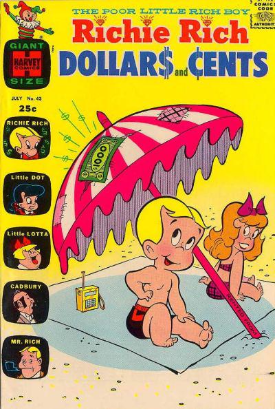 Richie Rich Dollars and Cents #43 (1971) Comic Books Richie Rich Dollars and Cents