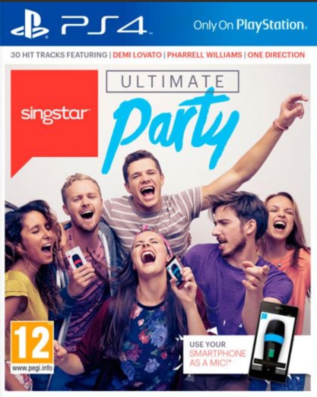 Singstar Ultimate Party PAL Playstation 4