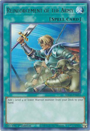 Reinforcement of the Army KICO-EN051 YuGiOh Kings Court