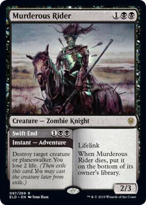 Murderous Rider & Swift End Magic Throne of Eldraine