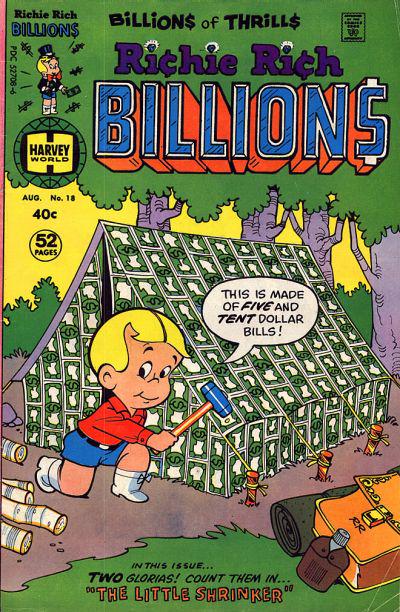 Richie Rich Billions #18 (1977) Comic Books Richie Rich Billions