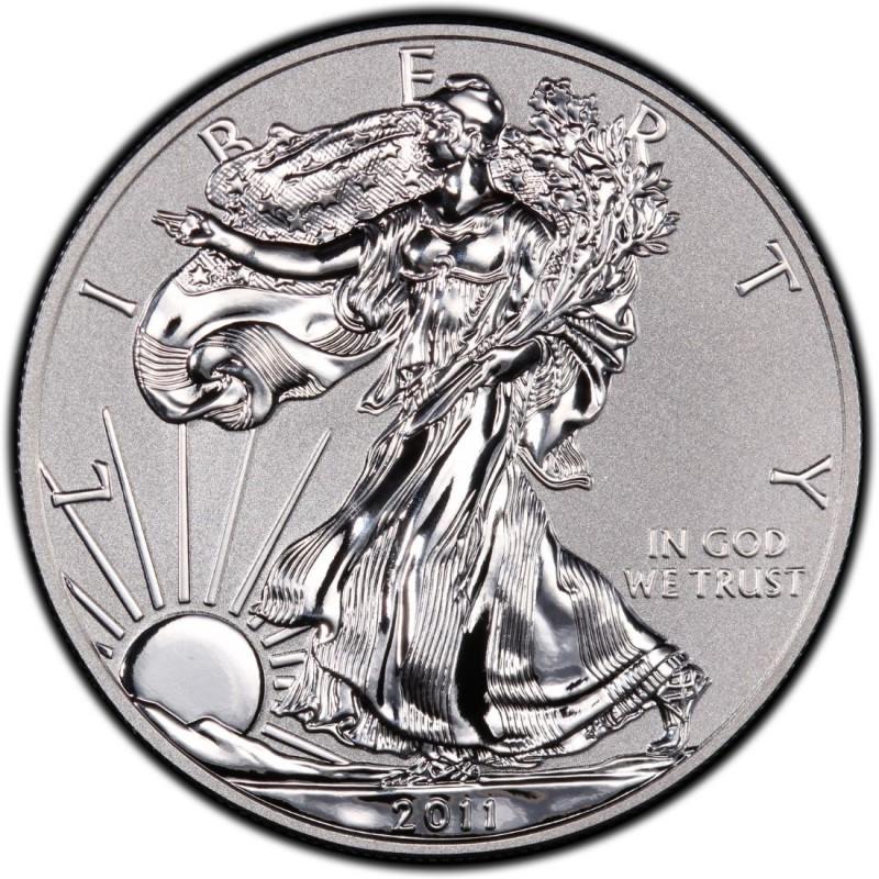 2011 W Coins American Silver Eagle