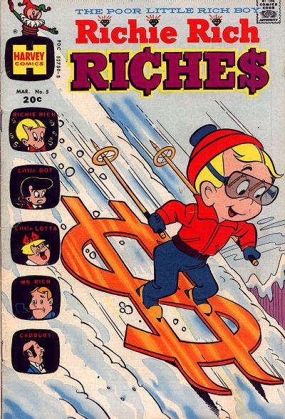 Richie Rich Riches #5 (1973) Comic Books Richie Rich Riches