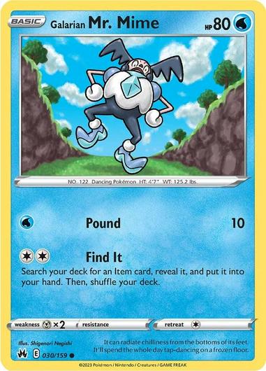 Galarian Mr. Mime #30 Cover Art