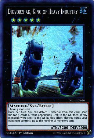 Digvorzhak, King of Heavy Industry INCH-EN050 YuGiOh The Infinity Chasers