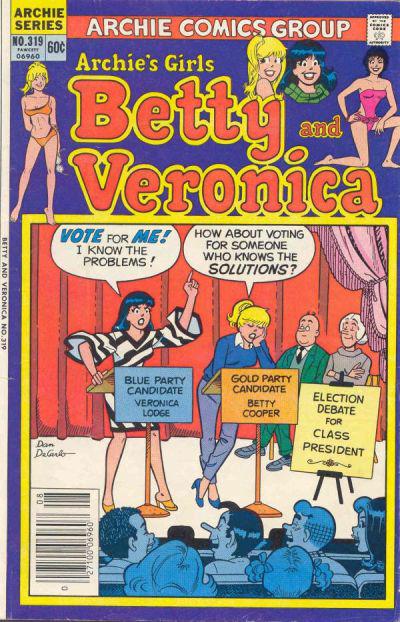 Archie's Girls Betty and Veronica #319 (1982) Comic Books Archie's Girls Betty and Veronica