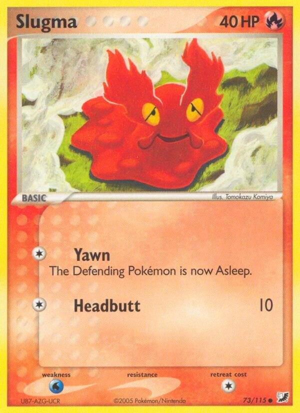 Slugma #73 Pokemon Unseen Forces
