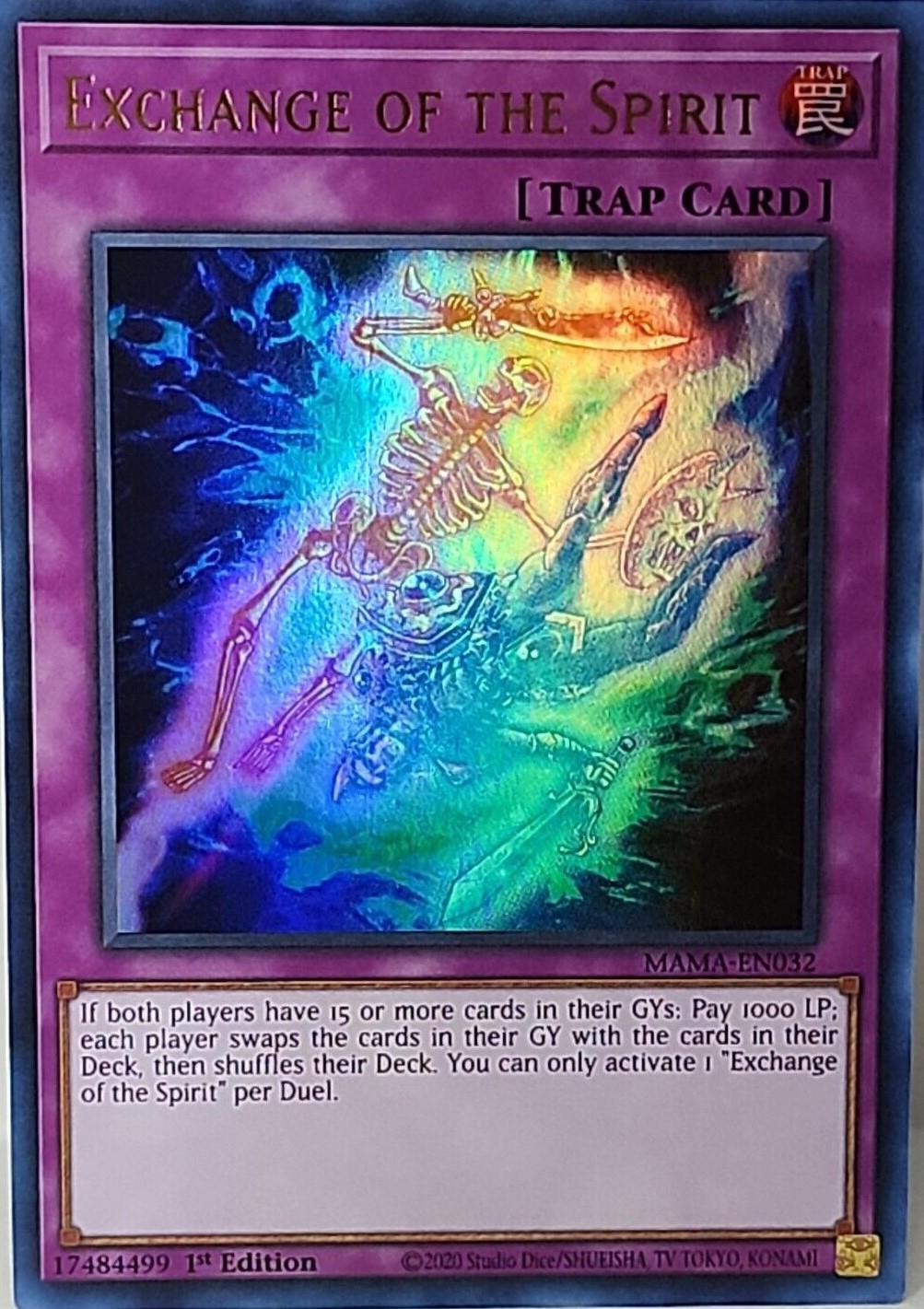 Exchange of the Spirit MAMA-EN032 YuGiOh Magnificent Mavens