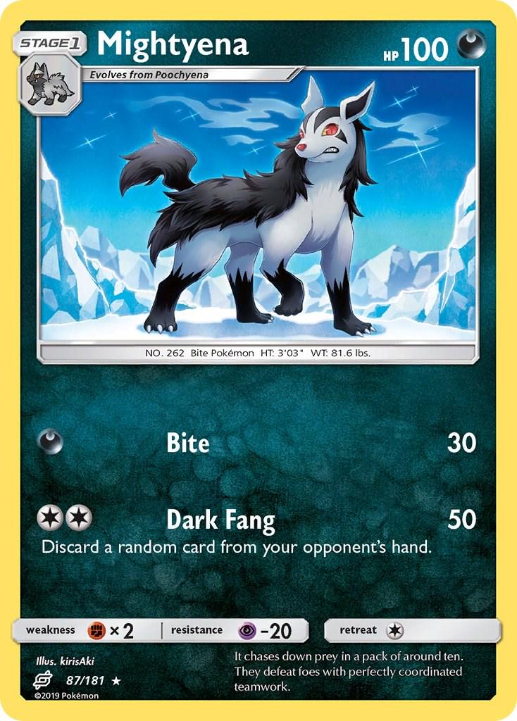 Mightyena #87 Pokemon Team Up