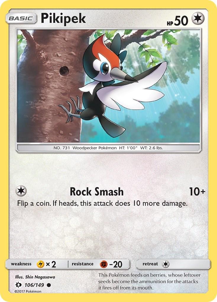 Pikipek #106 Pokemon Sun & Moon