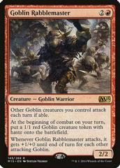 Goblin Rabblemaster 1x FOIL MTG M15 Core Set Rare MINT red warrior Goblin Rabblemaster 1x FOIL MTG M15 Core Set Rare MINT red warrior