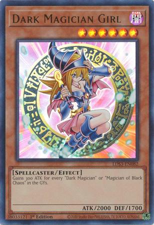 Dark Magician Girl LDS3-EN082 Cover Art