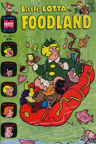 Little Lotta Foodland #14 (1967) Comic Books Little Lotta Foodland