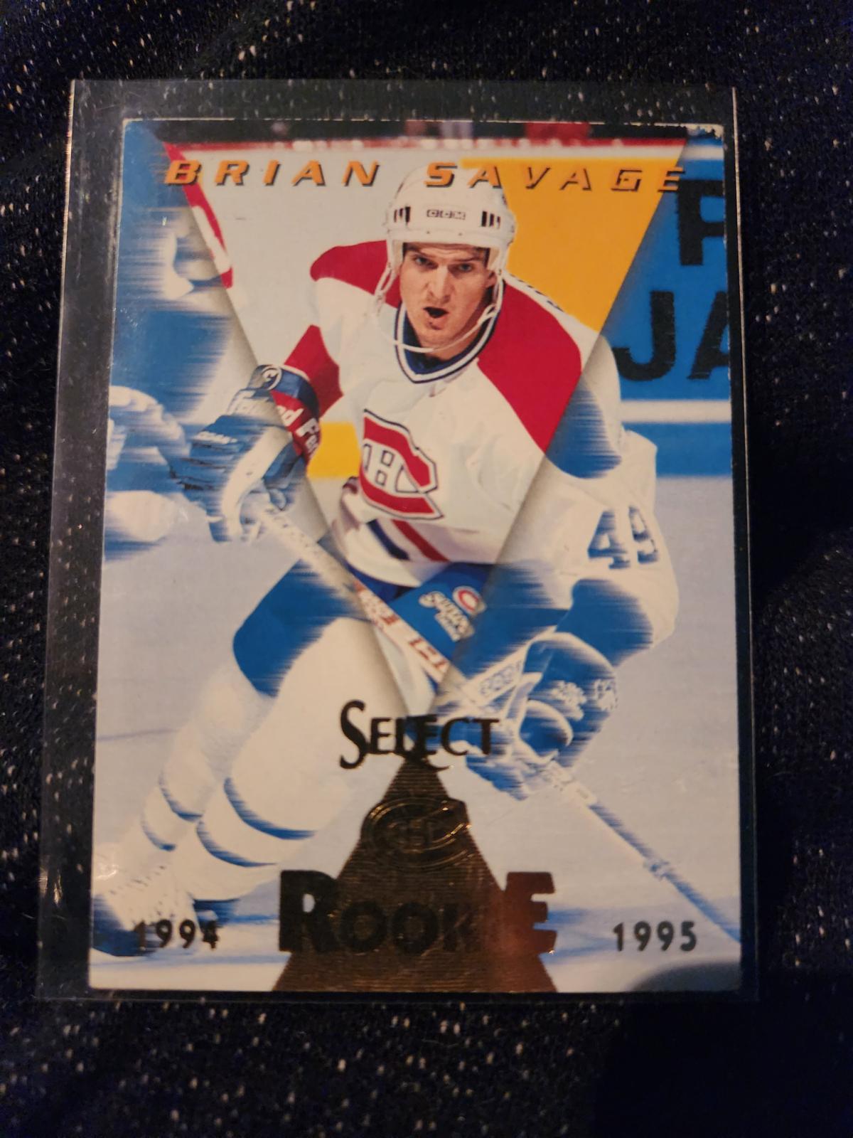 Brian Savage #192 Hockey Cards 1994 Select