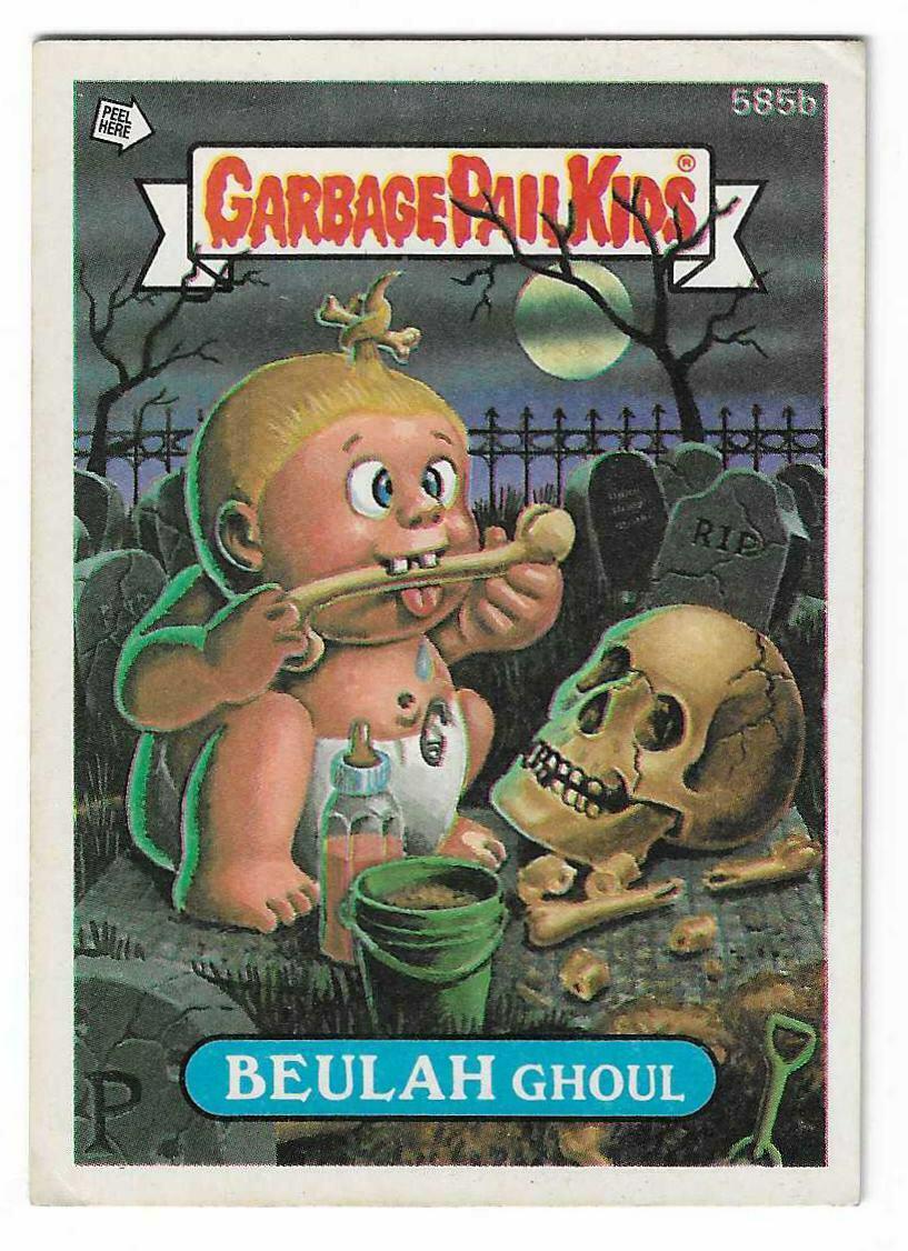 BEULAH Ghoul #585b 1988 Garbage Pail Kids