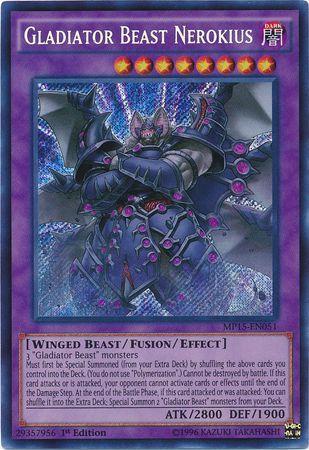 Gladiator Beast Nerokius MP15-EN051 YuGiOh 2015 Mega-Tin Mega Pack