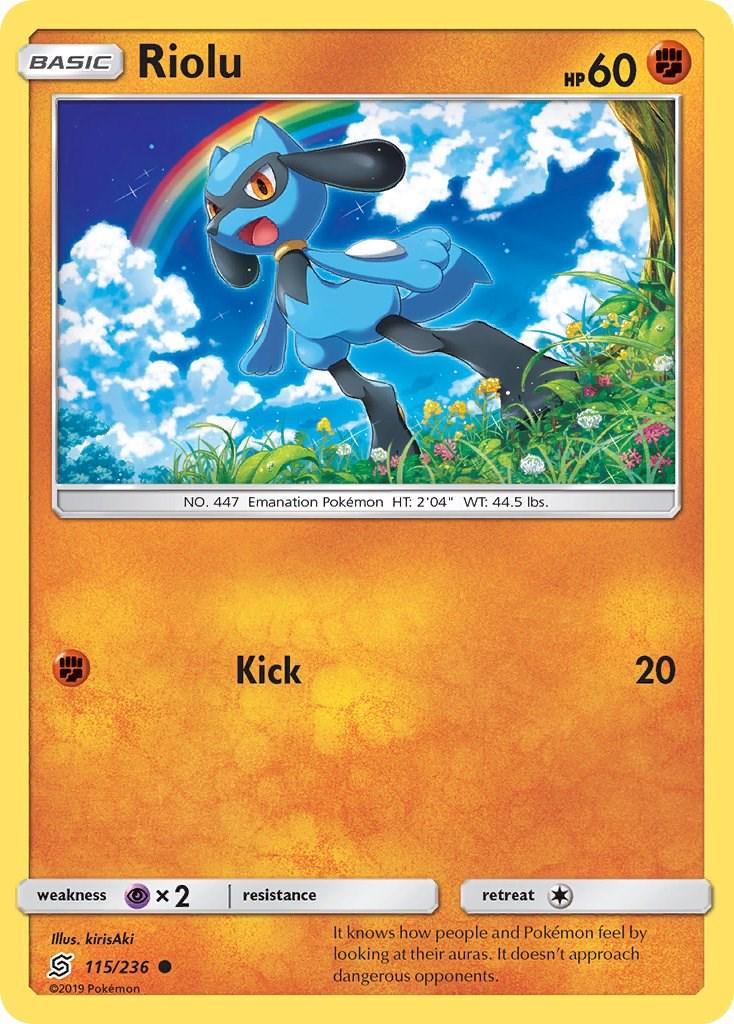 Riolu #115 Pokemon Unified Minds