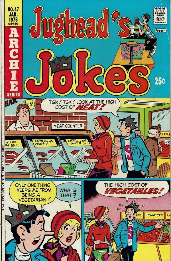 Jughead's Jokes #47 (1976) Comic Books Jughead's Jokes
