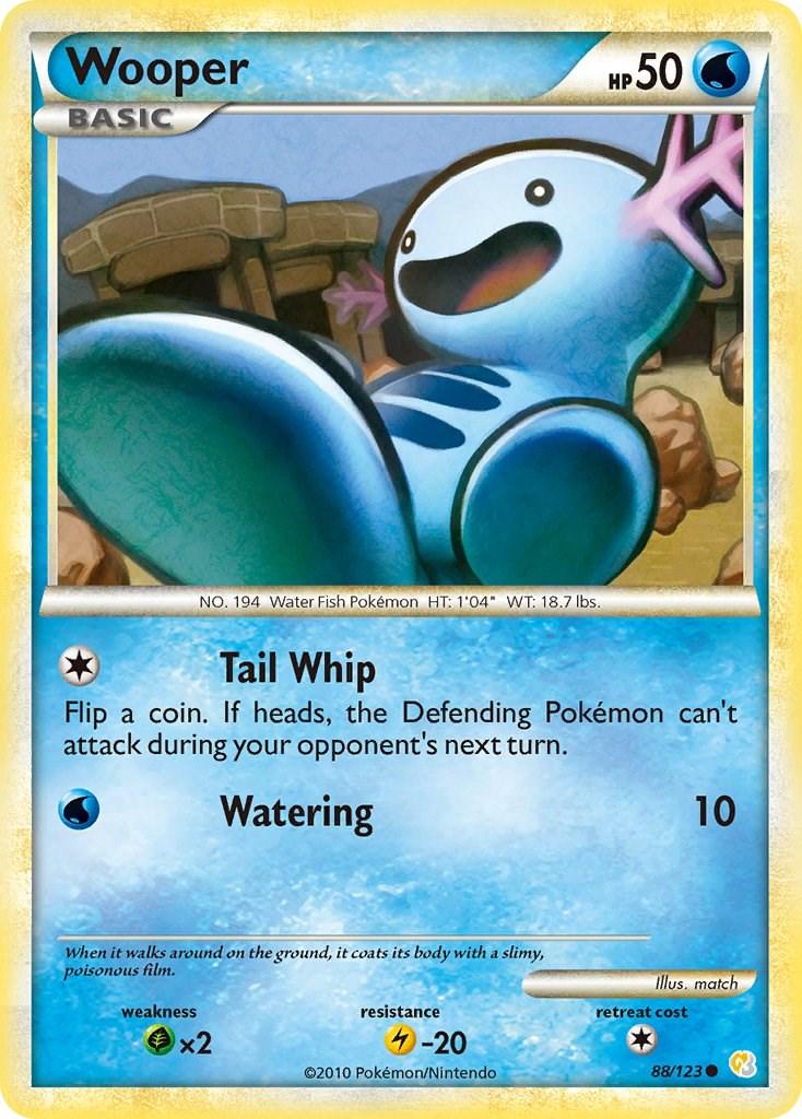 Wooper #88 Pokemon HeartGold & SoulSilver