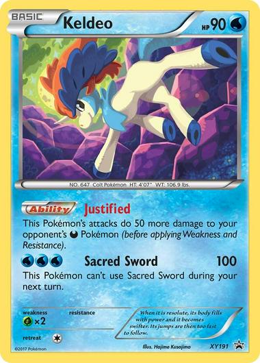 Keldeo #XY191 Cover Art