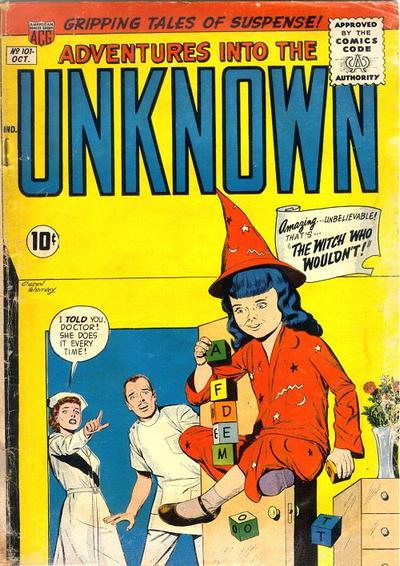Adventures into the Unknown #101 (1958) Comic Books Adventures into the Unknown