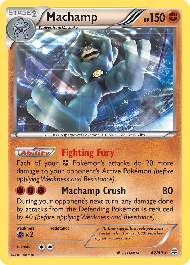 Machamp #42 Pokemon Generations