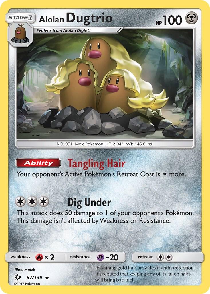 Alolan Dugtrio #87 Pokemon Sun & Moon