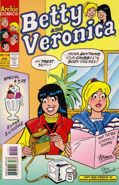 Betty and Veronica #119 (1998) Comic Books Betty and Veronica