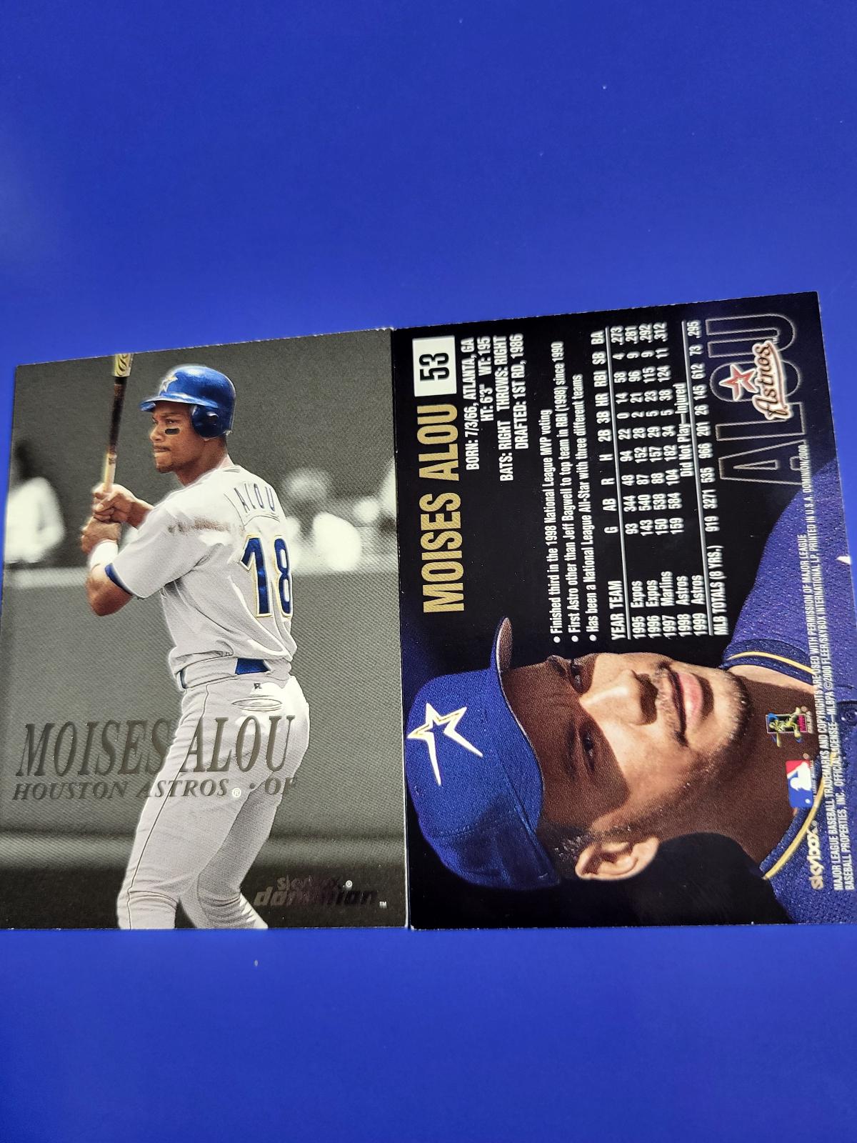 Moises Alou #53 Baseball Cards 2000 Skybox Dominion