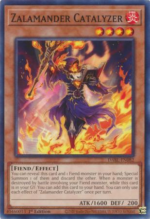Zalamander Catalyzer DABL-EN082 YuGiOh Darkwing Blast