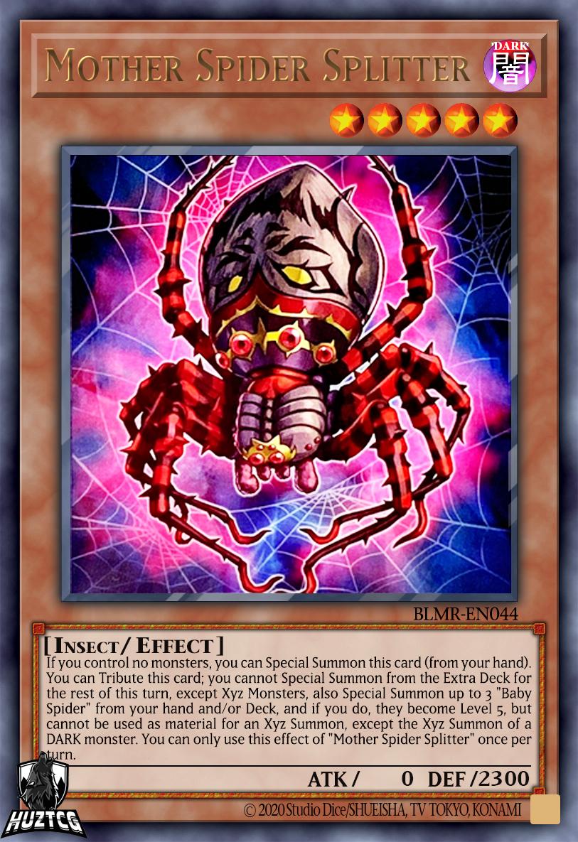 Mother Spider Splitter BLMR-EN044 YuGiOh Battles of Legend: Monstrous Revenge