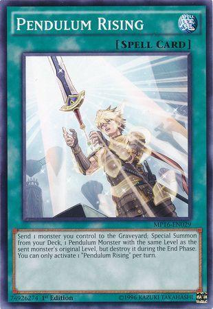 Pendulum Rising MP16-EN029 YuGiOh 2016 Mega-Tin Mega Pack