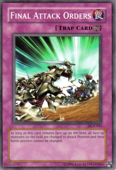 Final Attack Orders DCR-045 YuGiOh Dark Crisis