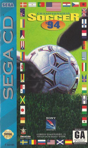 Championship Soccer '94 Sega CD