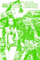 Evil Ernie [Seeley Chaotic Green Signed] #1 Comic Books Evil Ernie Prices