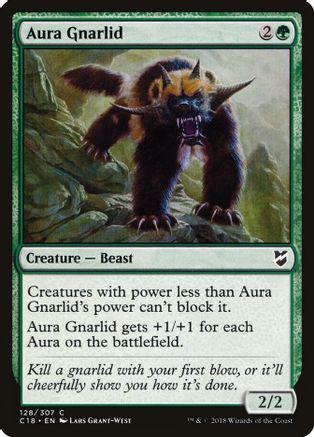 Aura Gnarlid Magic Commander 2018