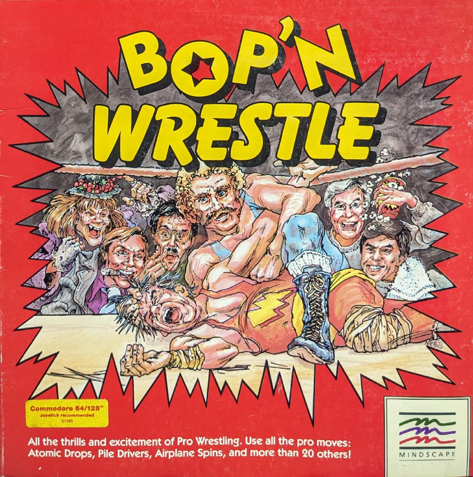 Bop'n Wrestle Commodore 64