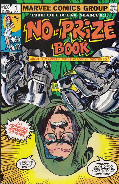 The Marvel No-Prize Book #1 (1983) Comic Books The Marvel No-Prize Book