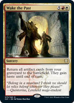 Wake the Past #75 Magic Commander 2021