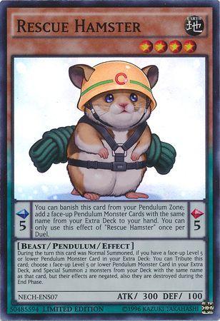 Rescue Hamster NECH-ENS07 YuGiOh The New Challengers Super Edition