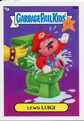 Lewd LUIGI #45b Garbage Pail Kids 2013 Mini