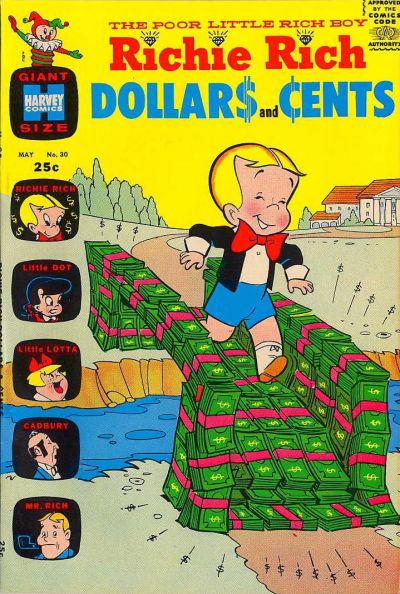 Richie Rich Dollars and Cents #30 (1969) Comic Books Richie Rich Dollars and Cents