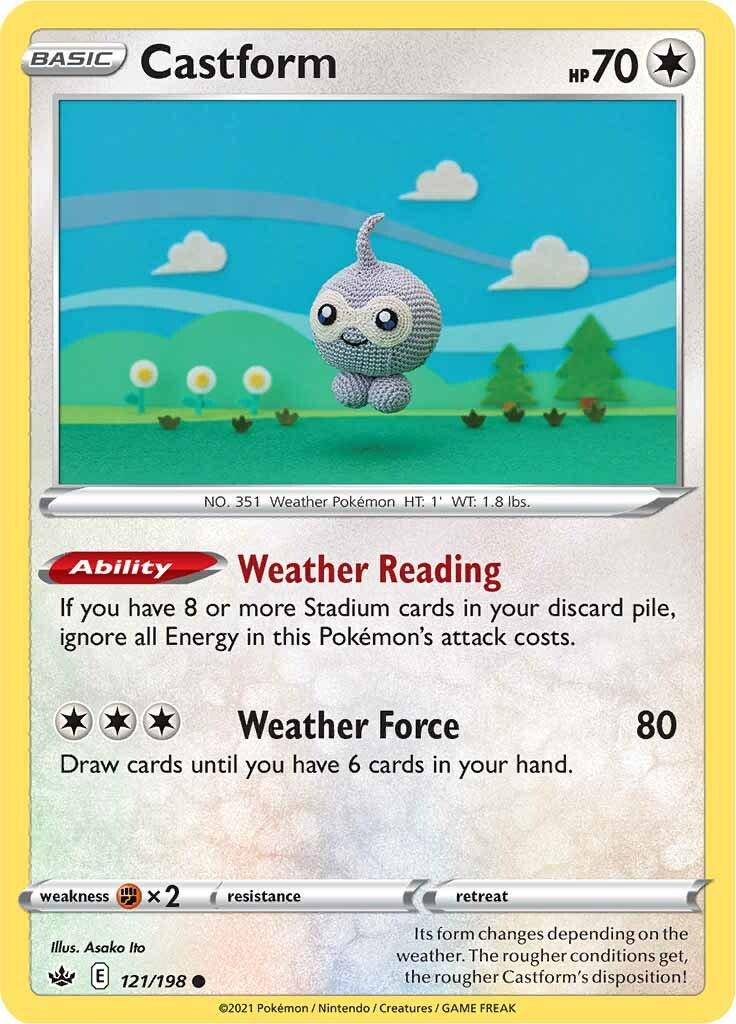 Castform #121 Pokemon Chilling Reign