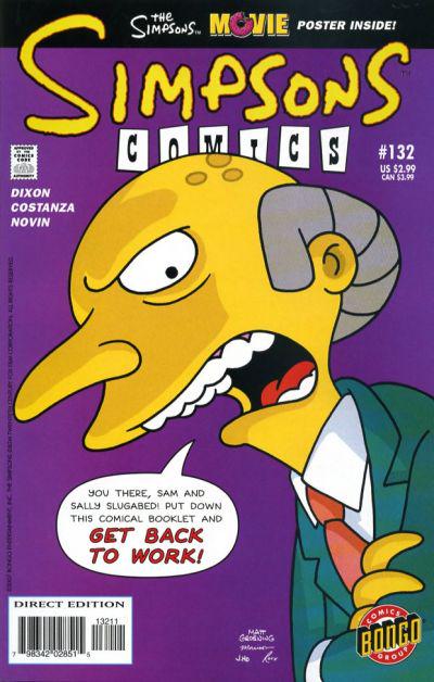 Simpsons Comics #132 (2007) Comic Books Simpsons Comics