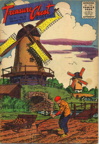 Treasure Chest of Fun and Fact #12 218 (1957) Comic Books Treasure Chest of Fun and Fact