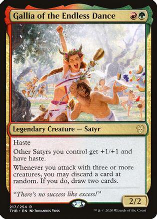 Gallia of the Endless Dance #217 Magic Theros Beyond Death