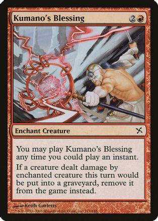 Kumano's Blessing Magic Betrayers of Kamigawa