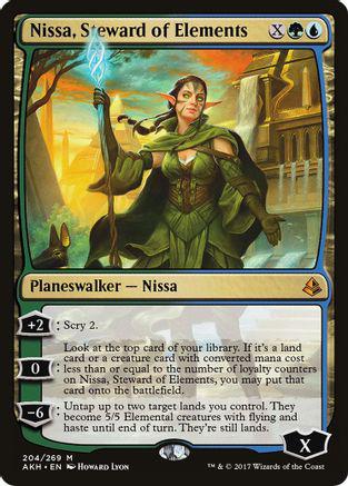 Nissa, Steward of Elements Magic Amonkhet