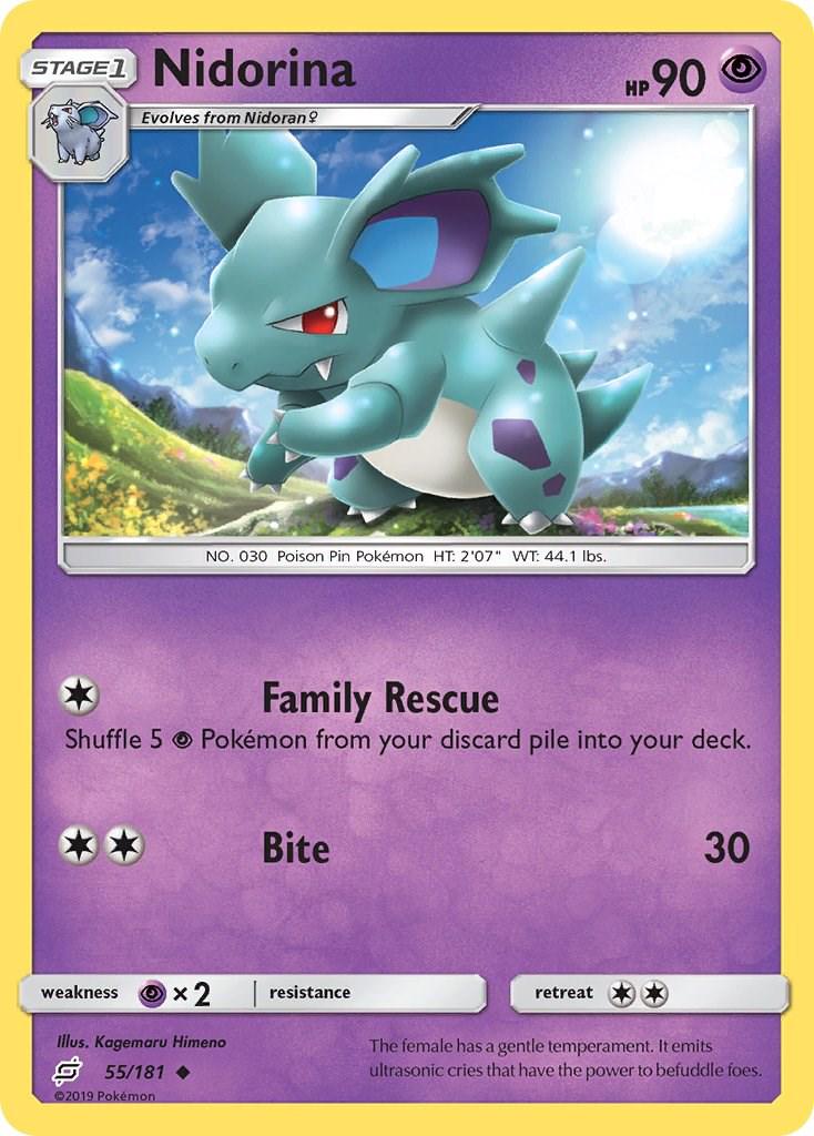 Nidorina #55 Pokemon Team Up
